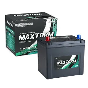 カーバッテリー ホンダ レジェンド H12/4-H16/3 LA-KA9 3500cc/寒冷地仕様車 適合参考 MAXTORM マックストーム SMF(シールド) SMF90D26R カーメンテナンス 車検整備 自動車用品 【H41001】