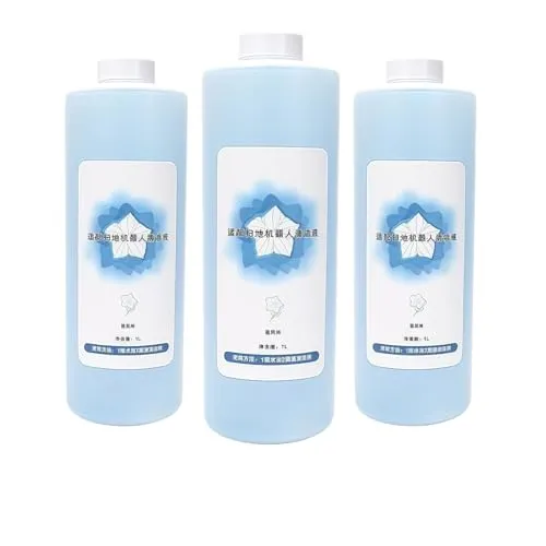 1L 掃除機床洗浄ソリューション、互換性 ECOVACS Deebot 床洗浄ソリューション洗浄液 T20 OMNI/T20e/T20/T10 OMNI/T10 TURBO/X1 OMNI/X1 TURBO/N9＋(1L 3PC)