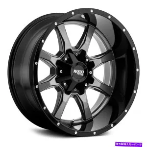 ホイール 4本セット Moto Metal Mo970ホイール20x12（-44、8x165.1、125.1）4の灰色のリムセット Moto Metal MO970 Wheels 20x12 (-44, 8x165.1, 125.1) Gray Rims Set of 4【並行輸入品】