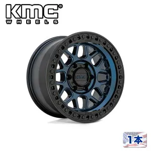 【KMC（ケーエムシー）日本販売代理店】17インチアルミホイール 1本汎用 KM549 GRS MIDNIGHT BLUE W/ GLOSS BLACK LIP17×9J 6H 139.7 ±0 CB106.1
