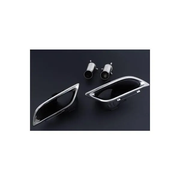 LEXUS IS 30系 前期 IS250/350/300h 純VIP EXE リアアンダースポイラー type l 専用マフラーフィニッシャー （マフラーカッター付属）