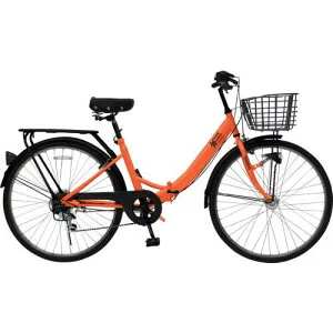 ■TRUSCO 災害時用ノーパンク自転車 ハザードランナー シティタイプ 26インチ〔品番:THRC5526〕【6285133:0】[店頭受取不可]