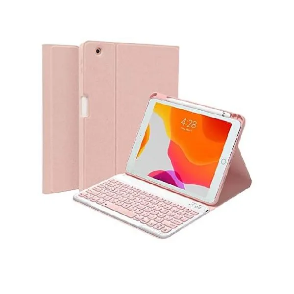 QYiiD Keyboard Case for iPad Pro 12.9-inch 2017/2015 (Old Model, 2nd ＆ 1st Generation), Detachable Bluetooth Wireless Keyboard, Smart Folio _並行輸入