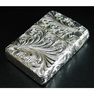 ZIPPO SILVER KING シルバーキング 26SLV-5 Armor アーマー スターリングシルバー(純銀製)ジッポー