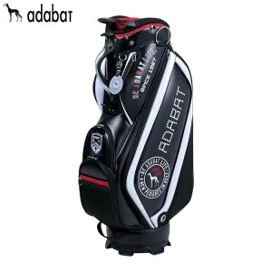 【まとめ買い最大10％割引クーポン配布中！】4/27まで アダバット メンズ キャディバッグ ABC437 BK ブラック [2025年モデル]