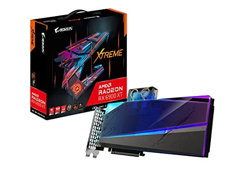 GIGABYTE AORUS Radeon RX 6900 XT Xtreme WATERFORCE WB 16G グラフィックカード WaterFORCE ウォーターブロック冷却システム 16GB 256ビット GDDR6 GV-R69XTAORUSX