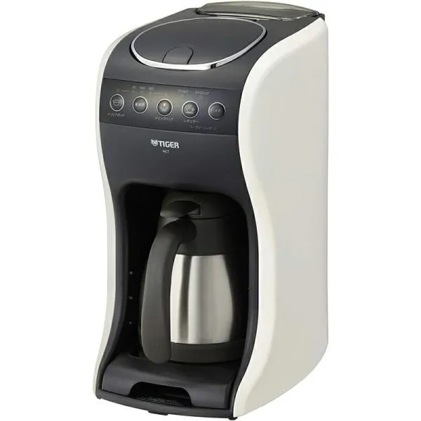 タイガー魔法瓶 ACT-E040-WM コーヒーメーカー 0.54L クリームホワイト