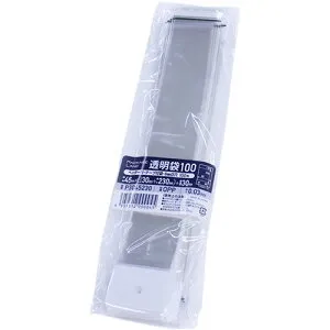 ショーエイコーポレーション ヘッダー付OPP袋45×(30+230)+30mm 0.03mm厚 1セット(2000枚:100枚×20パック)(4959512000045 x20) 取り寄せ商品