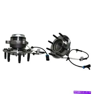 Wheel Hub Bearing 2PCSフロントホイールベアリングとシボレーエクスプレスGMC Savana 2500 3500 4500 8ラグ用ハブ 2pcs Front Wheel Bearing & Hub for Chevy Express GMC Savana 2500 3500 4500 8 Lug【並行輸入品】