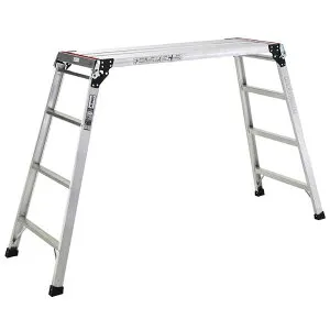 【5月中旬入荷予定】アルインコ アルミ幅広足場台 PXGK1212W 天板寸法：400×1200mm 天板高さ：1.11m