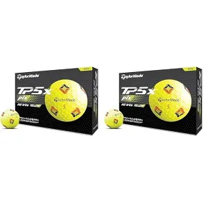 テーラーメイド(TAYLOR MADE) TMJ24 TP5x pix YLW JPN 12個入り ティーピーファイブ エックス ピックス イエロー ゴルフボール 2024年モデル イエロー (× 2)