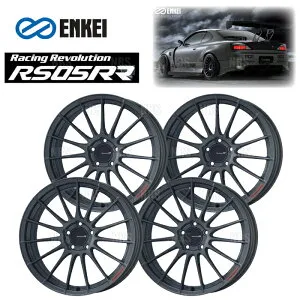 ENKEI エンケイ RS05RR (マットダークガンメタリック/フロントフェイス) 9.0J x 20インチ +40 PCD112 5穴 4本セット (RS05RR-G005-MDG-4S