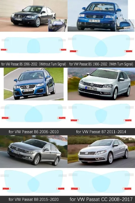 適用: フォルクスワーゲン/VOLKSWAGEN パサート B5 B5.5 B6 B7 B8 CC 1997-2020 B5 ウインカーなし～パサート CC 2008-2017 SR-CC-5149