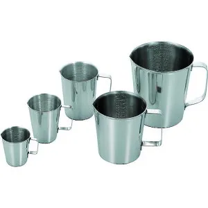 スギコ産業 【別途送料】 【個人宅不可】 SUGICO 18-8計量カップ（ビーカー） SH-521-64 [994-00001231]