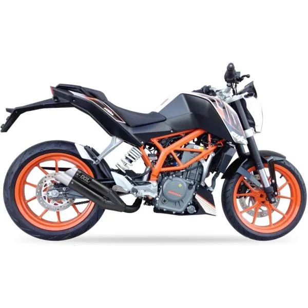 IXIL イクシル L3XB-デュアルラウンドタイプ スリップオンマフラー DUKE 390 KTM マフラー