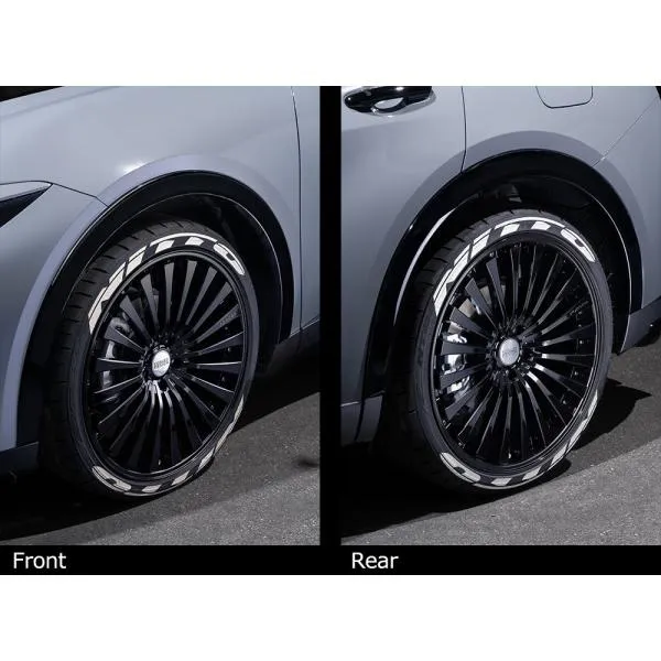 クラウンクロスオーバー TZSH35/AZSH35 フェンダーモール 塗装済 2951-7110-202 M'z SPEED CROSS LINE