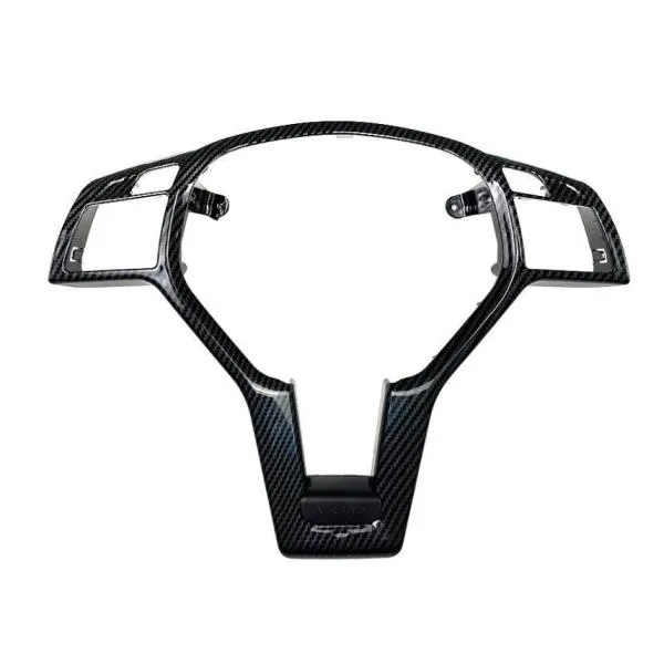 本格派♪ 交換式♪ メルセデス ベンツ カーボン ルック ステアリング パネル R172 SLK200 SLK350 SLK55 SLKクラス AMG