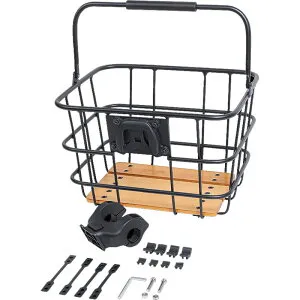 ゼファール Classic Front Basket 着脱式前かご 20L ブラック