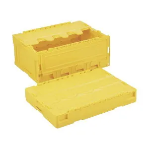 岐阜プラスチック工業 折りたたみコンテナー CF-S31NR 黄 CF-S31NR-Y 1台 組立式 折りたたみ コンテナ 収納 容器 オリコン[21]