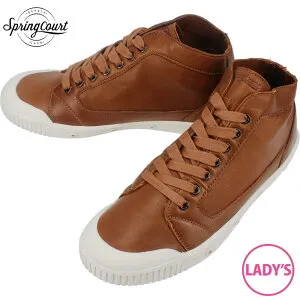 4月限定！最大全額ポイント還元※要エントリー 【残りわずか】スプリングコート SPRING COURT スニーカー エムツー ラムスキン 18FW ブラウン M2S-5L8F［A］【GFOK】