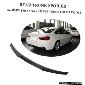 エアロパーツ レーシングリアトランクスポイラーウイングリップカーボンファイバーのためにBMW 4Series F32クーペ14-19 Racing Rear Trunk Spoiler Wing Lip Carbon Fiber For BMW 4Series F32 Coupe 14-19 【並行輸入品