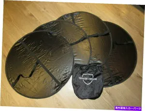 Wheel Covers Set of 4 4本のRVトレーラーカンペールホイールカバーのトレイバー夢?設定?はめあい27「-33」タイヤ Traver Dream ~ Set of 4 RV Trailer Camper Wheel Covers ~ Fits 27-33 Tires 【並行輸入品】