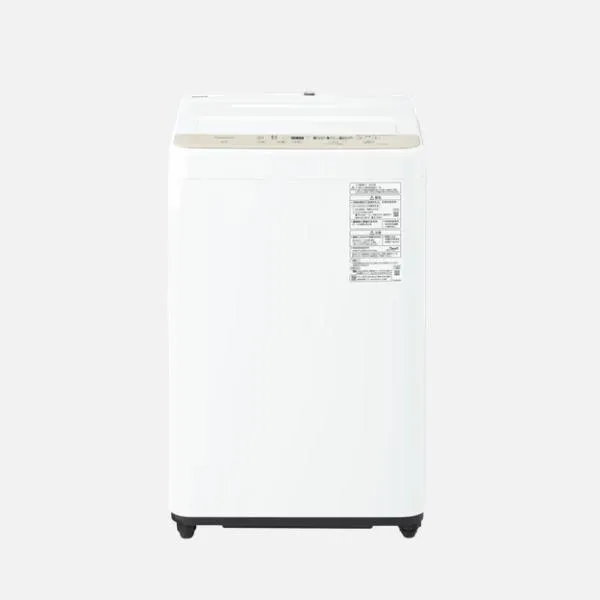 パナソニック タテ型 全自動洗濯機 NA-F5B5-H ライトグレー 洗濯・脱水5kg
