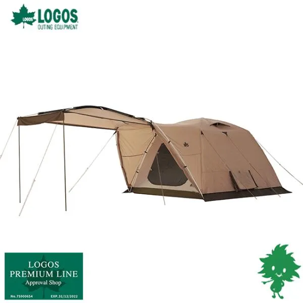 地震対策 送料無料 LOGOS ロゴス Tradcanvas DX・PANEL オーニングプラトーテントXL 71201003 ２ルームテント デビルブロックST よしずスタイル 収納バッグ