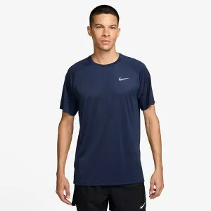NIKE ナイキ メンズ Dri-FIT ADV STRIDE ショートスリーブ ランニングトップ 半袖 Tシャツ トレーニング マラソン 通気性 HV5204 410カラー ネイビー メール便可