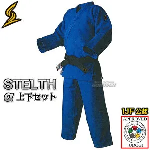 【東洋】ブルー柔道着 IJF新規格 STELTHα BLUE 上下セット ステルスアルファブルー 柔道衣 東洋柔道着 ネーム刺繍別注対応 TMD【送料無料】【smtb-k】【ky】