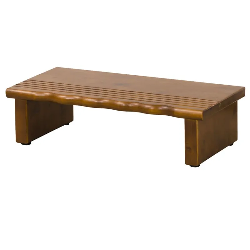 玄関台 天然木 踏み台 段差サポート 段差軽減 上がり台 靴収納 子ども 高齢者 ペット 補助 幅600×奥行300×高さ165mm