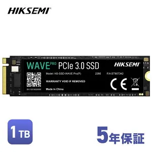 HIKSEMI SSD 256GB 512GB 1TB 2TB M.2 2280 NVMe PCIe Gen3x4 3D TLC NAND ゲーミングPC/ノートパソコン対応 5年保証