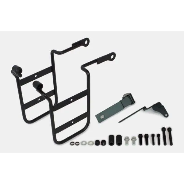 武川 TAKEGAWA 09-11-0324 サイドバッグサポートLRセット(ブラック) スーパーカブ50(AA09)/110(JA44・JA59)・クロスカブ50(AA06)/110(JA45・JA60)