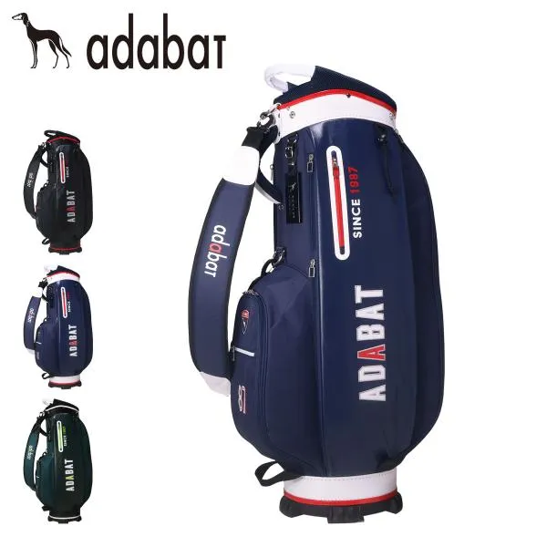 アダバット ゴルフ キャディバッグ カート型 5分割 9型 47インチ対応 メンズABC436 adabat 軽量 スポーツ アウトドア
