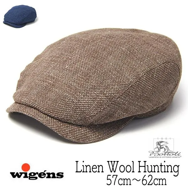リネンウールハンチング WIGENS ヴィーゲン Ivy Contemporary Cap 春夏 メンズ 大きいサイズ アウトレットSS