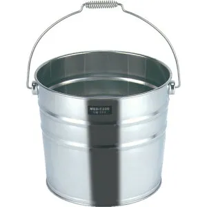 [ステンレスバケツ]スギコ産業（株） SUGICO 18－8ステンレスバケット A型つる付 18L 300×H345 MNM-18A 1個