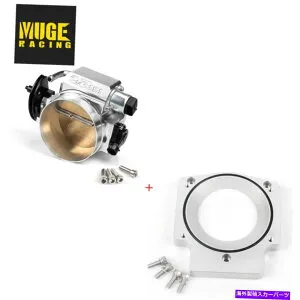 Throttle Body SL 92mmスロットルボディ+GM III LS1 LS2 LS6 LS7 LSX LS+TPS IAC用アダプタープレート SL 92mm Throttle Body+Adapter Plate For GM III LS1 LS2 LS6 LS7 LSX LS+TPS IAC【並行輸入品】