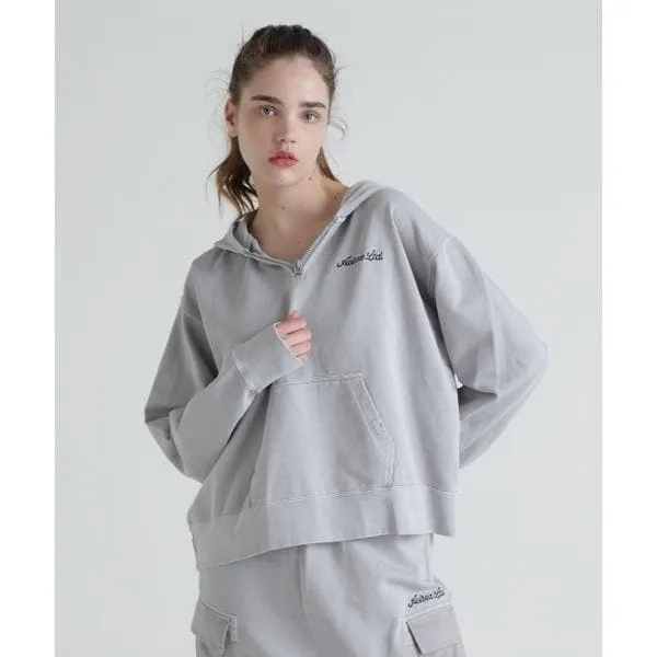 [マルイ]FADE WASH CADET PATCH H／Z HOOD／フェイドウォッシュ カデットパッチパー/アヴィレックス（AVIREX） ライトグレー3