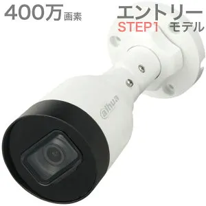 【2年保証 並行輸入品 メーカー直輸入】alhua dahua 防犯カメラ 屋外 400万画素 エントリーモデル 砲弾型 ズーム なし 暗視 低照度 0.03 ルクス 省電力 12V 0.5A PoE対応 スタイリッシュ ホワイト 電源