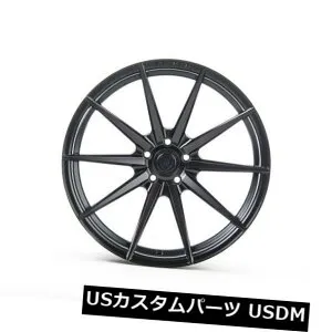海外輸入ホイール Rohana RF1 20x9 5x114 et35マットブラックホイールリム（4個セット） Rohana RF1 20x9 5x114 et35 Matte Black Wheels Rims (set of 4) 【並行輸入品】
