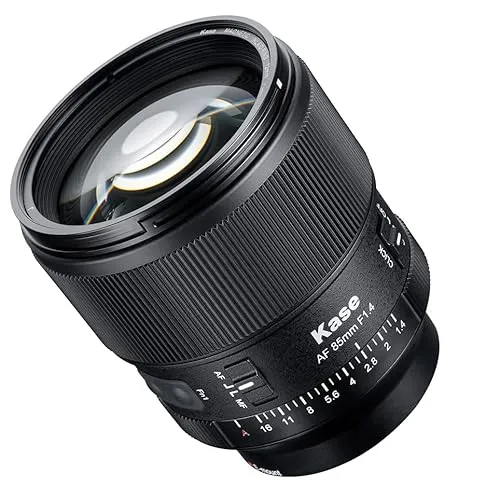 Kase 85mm F1.4 AFレンズ 磁気フロントリング Revolution & Revolution Plus磁気フィルター対応 (Sony E対応)