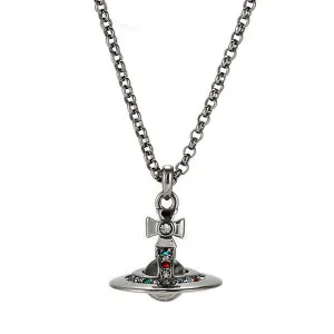 【送料無料】ヴィヴィアン ウエストウッド ネックレス Vivienne Westwood ペンダント アクセサリー オーブ プチオーブ NEW PETITE ORB PENDANT RUTHENIUM 63020098-02S001 63020098-S001 752116B-4 ビビアン【ブランド