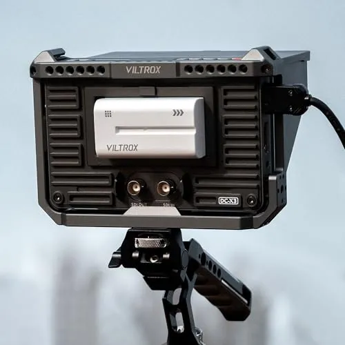 VILTROX DC-X3 カメラ モニター&ケージ セット 3G-SDI フィールドモニター 6インチ 2000Nits ビデオモニター タッチ式 4K HDMI カメラモニター フル HD 1920x1080 外部モニター カメラ 3D LUT RGB