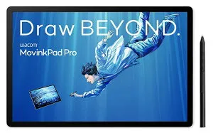 DTHA140L0Z Wacom MovinkPad Pro 14 (Snapdragon 8s Gen 3/12GB/eMMC 256GB/Android/14.0型/SIMスロット：なし/高性能なペンで紙のような書き心地)