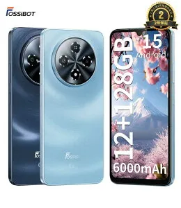 【15,105円~相当！限定クーポン&P5倍！】FOSSiBOT スマホ S5 S5 Pro SIMフリー スマホ GeminiAI スマホ 本体 32GB+256GB/1TB拡張可能 Android 15 スマホ オクタコアプロセッサ 6.88インチHD+ 大画面 アンドロイド 6