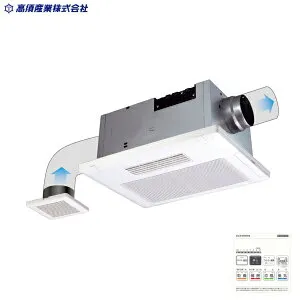 BF-532SJD2 高須産業 TAKASU 浴室換気乾燥暖房機 BF-SJシリーズ 2室換気 電動ダンパー付 24時間換気対応 AC200V 送料無料[]