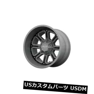 海外輸入ホイール 20x10 MOTO METAL SHIFT 8x170 ET-24 Matte Gray W / G-Blk Inserts Rims（4個セット） 20x10 MOTO METAL SHIFT 8x170 ET-24 Matte Gray W/ G-Blk Inserts Rims (Set of 4) 【並行輸入品】