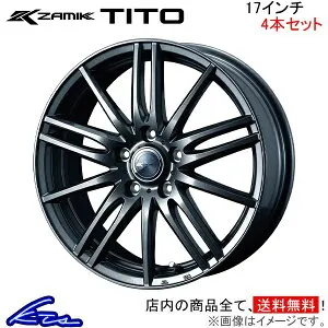 スイフトスポーツ ZC32S アルミホイール ウェッズ ザミック ティート 0037595 weds ウエッズ Zamik Tito 17インチ 5穴 114.3 +45 インセット45 SWIFT Sport 車用ホイール 1本 4本セット 1台分 一台分 1枚 4枚【