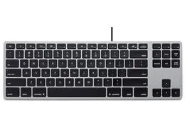 Matias RGB Backlit Wired Aluminum Tenkeyless keyboard for Mac FK308LB [Space Gray]