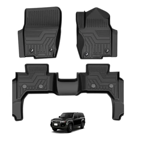 Virauto トヨタ 新型 ランドクルーザー 250系 5人乗り 7人乗り 対応 3D フロアマット&セカンドマット 2024年4月～ GDJ250W TRJ250W ランクル 250 LAND CRUISER 専用 カーマット TPE 滑り止め 防水